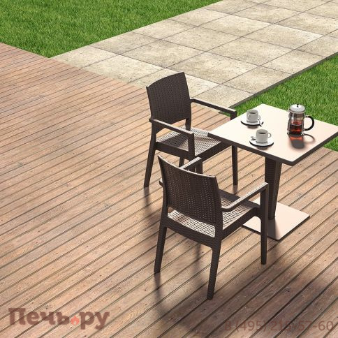 Кресло пластиковое плетеное Siesta Contract Ibiza 234/810-3228 фото 6