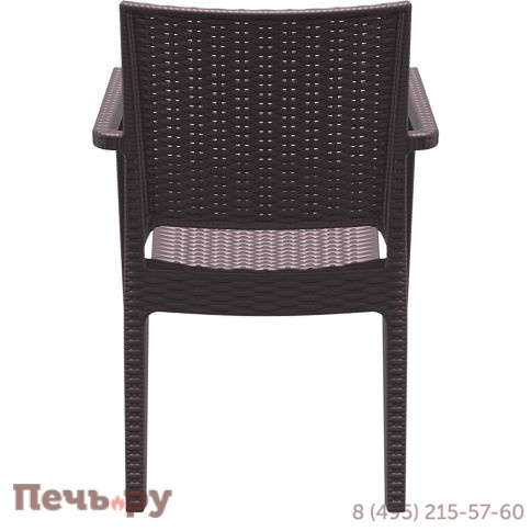 Кресло пластиковое плетеное Siesta Contract Ibiza 234/810-3228 фото 8