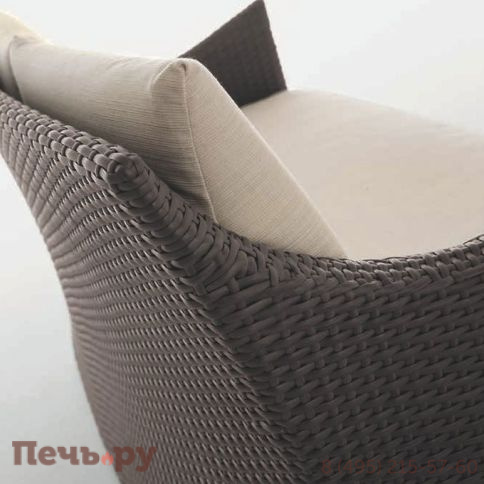 Кресло плетеное с подушками DFN Scauri фото 4