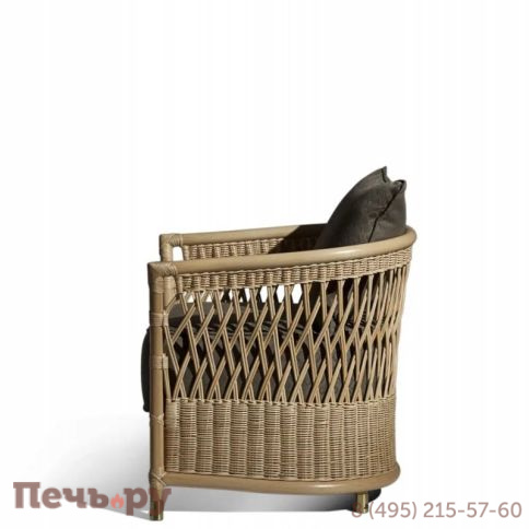 Кресло плетеное с подушками DFN Vega фото 6