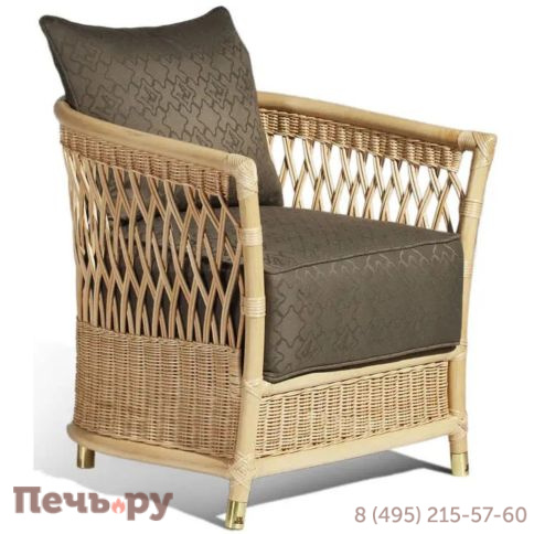Кресло плетеное с подушками DFN Vega фото