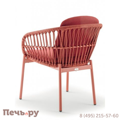 Кресло плетеное с подушками Grattoni Elba Rope фото 3