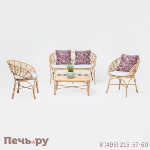 Кресло плетеное с подушками RosaDesign Coconut фото 2