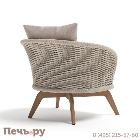 Кресло плетеное с подушкой Atmosphera Ludo фото 8