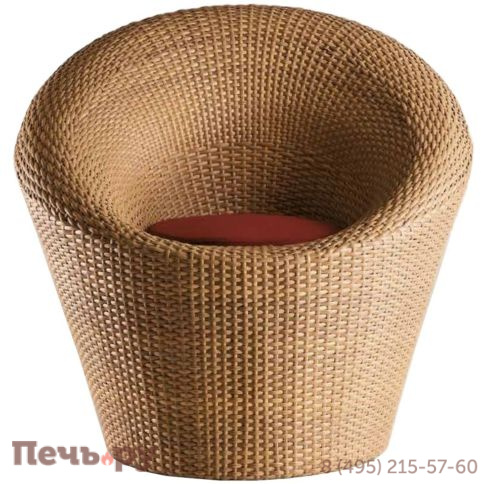 Кресло плетеное с подушкой DFN Maratea фото