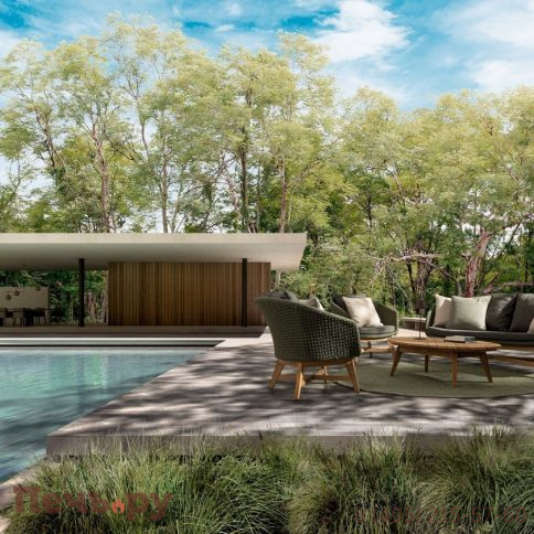 Кресло плетеное с подушкой Garden Relax Coachella 0804776 фото 2