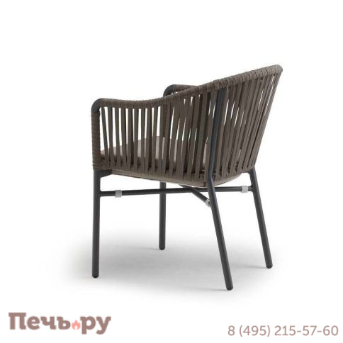 Кресло плетеное с подушкой Grattoni Monaco фото 2