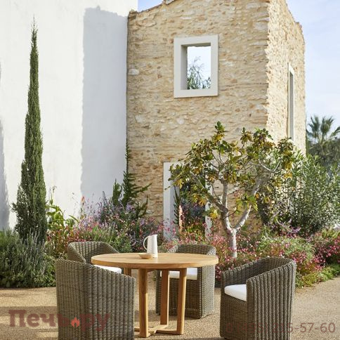 Кресло плетеное с подушкой Point Heritage фото 11