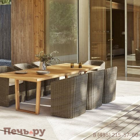 Кресло плетеное с подушкой Point Heritage фото 3