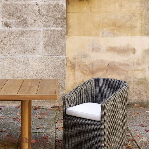 Кресло плетеное с подушкой Point Heritage фото 6