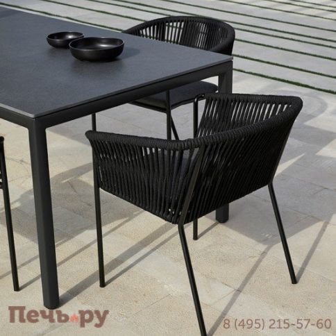 Кресло плетеное с подушкой Point Weave фото 6