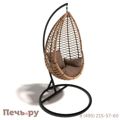 Кресло подвесное Rotang Lux Бамбук фото