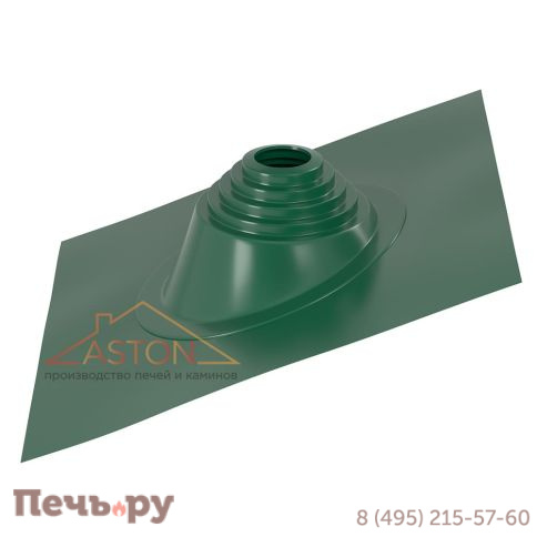 Мастерфлеш (кровельный проходник) для дымохода Aston №3 (д.150-300) угловой, силикон фото