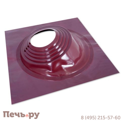 Мастерфлеш (кровельный проходник) для дымохода Aston № 6 (д.200-280мм 600х600мм) угловой, силикон фото 7