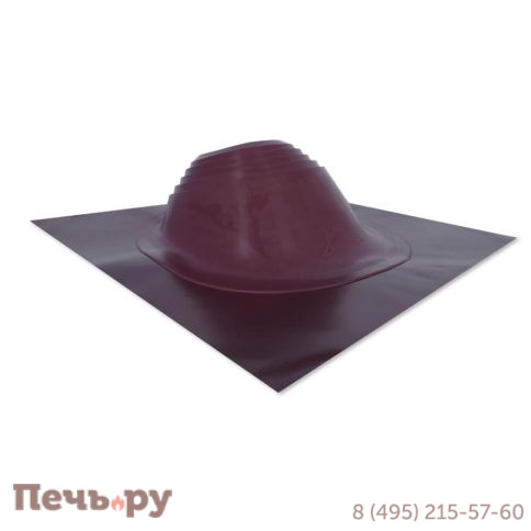 Мастерфлеш (кровельный проходник) для дымохода Aston № 6 (д.200-280мм 600х600мм) угловой, силикон фото