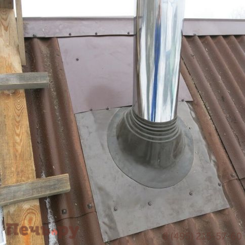 Мастерфлеш (кровельный проходник) №2 (180-280мм) (Алюминий+EPDM) Серебро фото 4