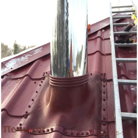 Мастерфлеш (кровельный проходник) угловой №2 (180-280мм) Силикон крашеный фото 10