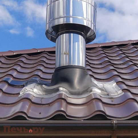 Мастерфлеш (кровельный проходник) угловой №2 (180-280мм) Силикон крашеный фото 7