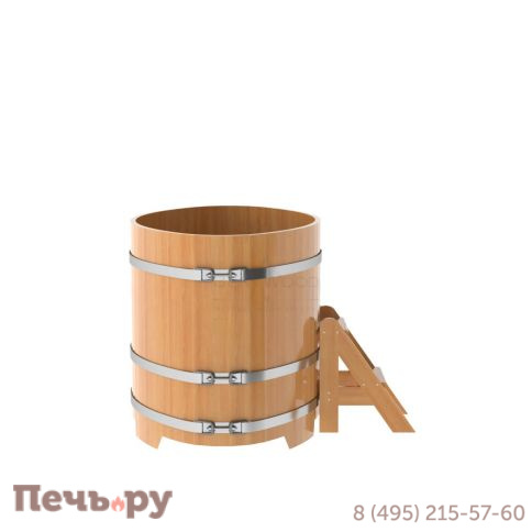 Купель BentWood овальная из лиственницы,0,92Х1,66,  толщина стенок - 2,8 см фото 13