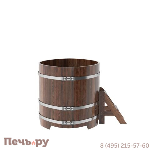Купель BentWood овальная из  лиственницы,1,02Х1,68,  толщина стенок - 2,8 см фото 12