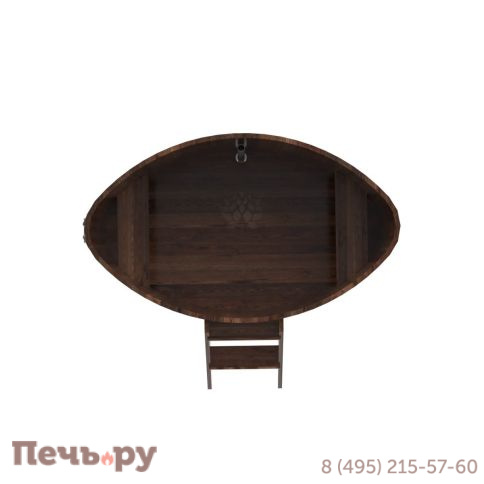 Купель BentWood овальная из  лиственницы,1,02Х1,68,  толщина стенок - 2,8 см фото 13