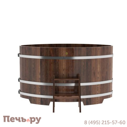 Купель BentWood овальная из  лиственницы,1,02Х1,68,  толщина стенок - 2,8 см фото 14