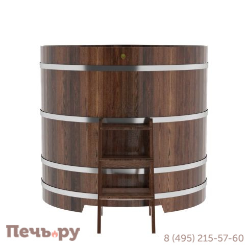 Купель BentWood угловая из лиственницы, 1,37Х1,37,  толщина стенок - 2,8 см фото 10