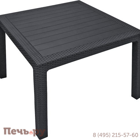 Квадратный стол Gardeck Мелоди Квартет (Melody quartet) графит фото
