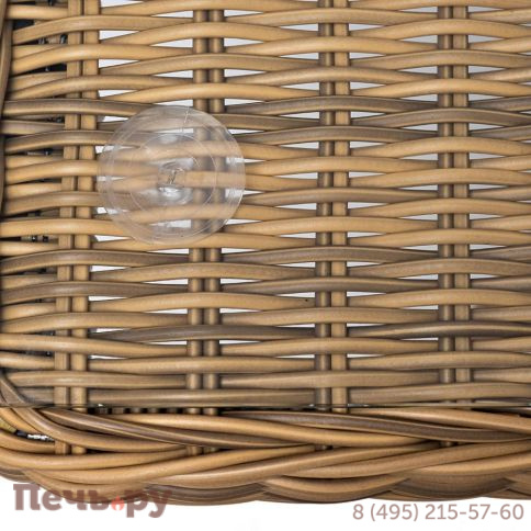 Латте 4SiS плетеный стол из искусственного ротанга 140х80см, цвет соломенный фото 6