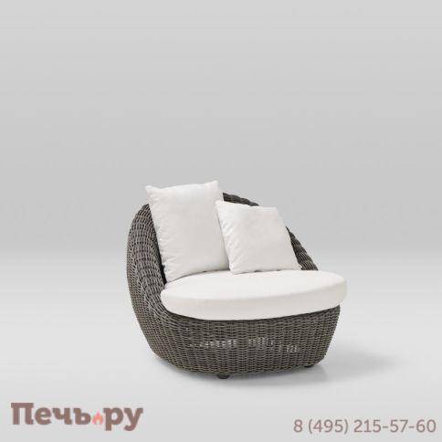 Лаунж-кресло плетеное с подушками Point Heritage фото 4