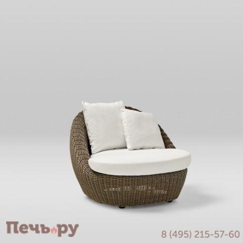 Лаунж-кресло плетеное с подушками Point Heritage фото 5