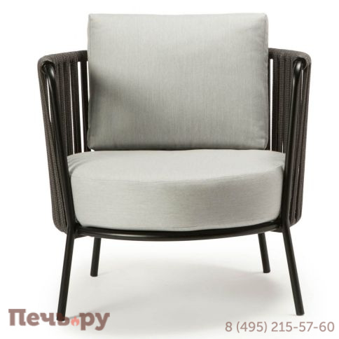 Лаунж-кресло плетеное с подушками Vermobil Daisy Rope VM/DE60XI фото 4