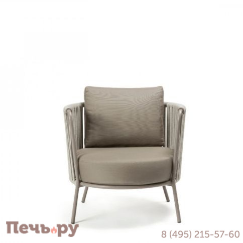 Лаунж-кресло плетеное с подушками Vermobil Daisy Rope VM/DE60XI фото 5