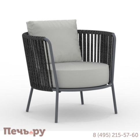 Лаунж-кресло плетеное с подушками Vermobil Daisy Rope VM/DE60XI фото 6