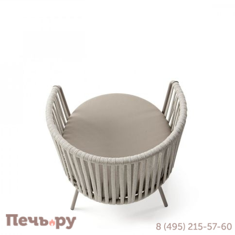 Лаунж-кресло плетеное с подушками Vermobil Daisy Rope VM/DE60XI фото 8