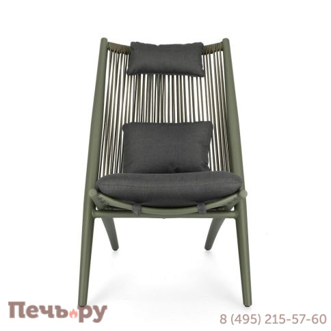 Лаунж-стул плетеный с подушками Garden Relax Aloha фото 8