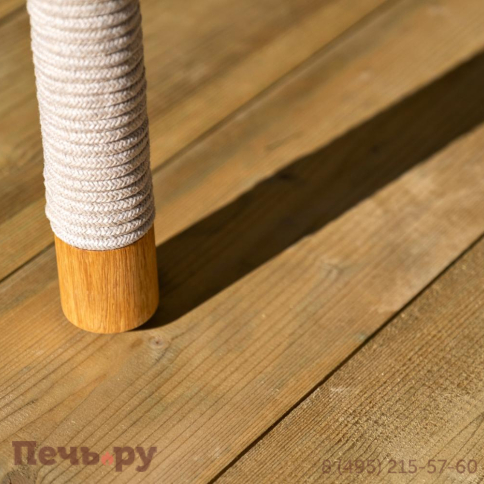 Лаунж-зона 4SiS Верона 5-местная плетеная из роупа (веревки), каркас алюминиевый белый, роуп бежевый фото 13