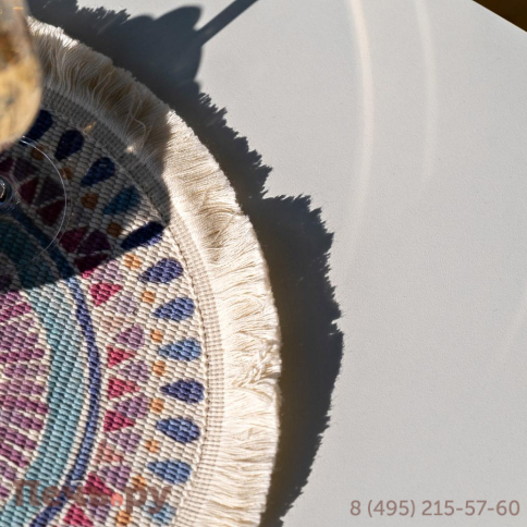 Лаунж-зона 4SiS Верона 5-местная плетеная из роупа (веревки), каркас алюминиевый белый, роуп бежевый фото 8