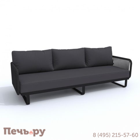 Лаунж зона Ideal Patio BELLISA с трехместным диваном - антрацит фото 10