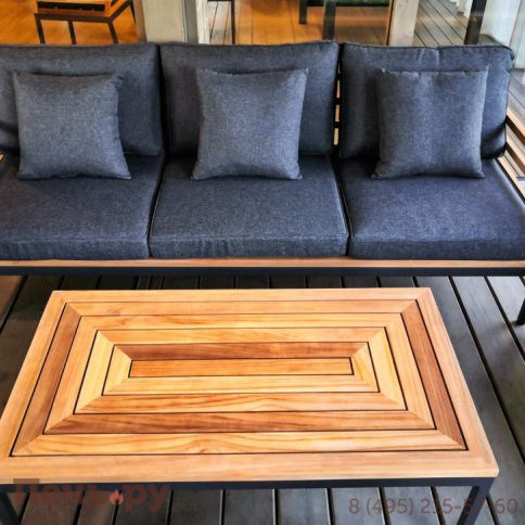 Лаунж зона Ideal Patio EGMONT с трехместным диваном фото 8