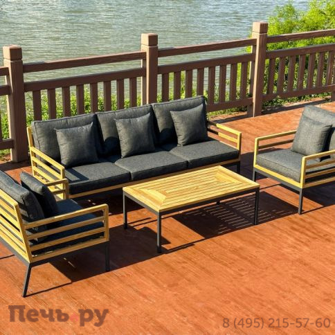Лаунж зона Ideal Patio EGMONT с трехместным диваном фото