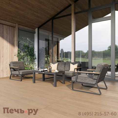 Лаунж зона Ideal Patio ESTIVO маренго - каркас карбон фото 2