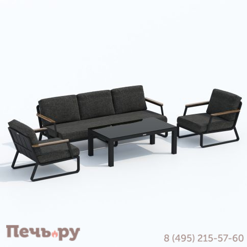 Лаунж зона Ideal Patio ESTIVO с трехместным диваном - маренго фото 9