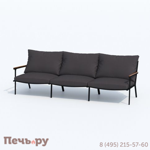 Лаунж зона Ideal Patio FESTA антрацит с трехместным диваном фото 9