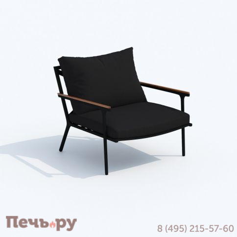 Лаунж зона Ideal Patio FESTA черная с двухместным диваном фото 10