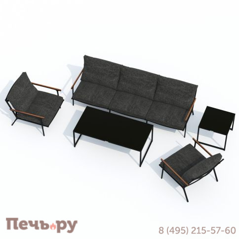 Лаунж зона Ideal Patio FESTA маренго с трехместным диваном фото 7