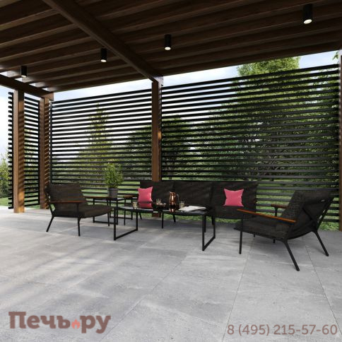 Лаунж зона Ideal Patio FESTA маренго с трехместным диваном фото