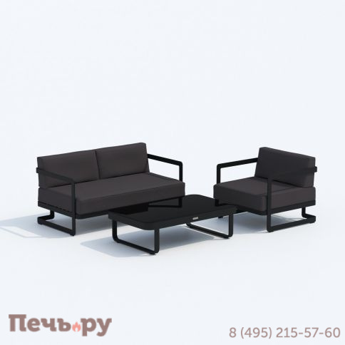 Лаунж зона Ideal Patio SILENA антрацит - каркас карбон фото 10