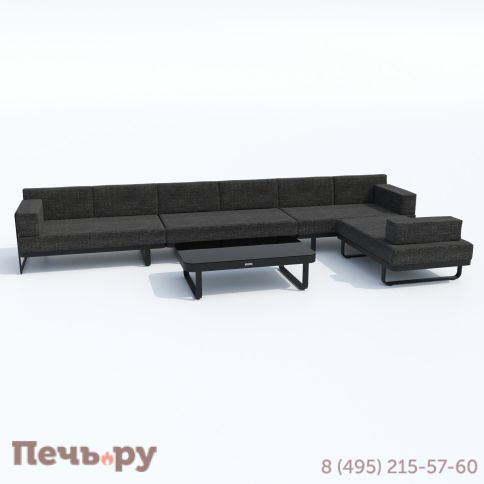 Лаунж зона угловая Ideal Patio TESORA маренго - каркас карбон фото 9