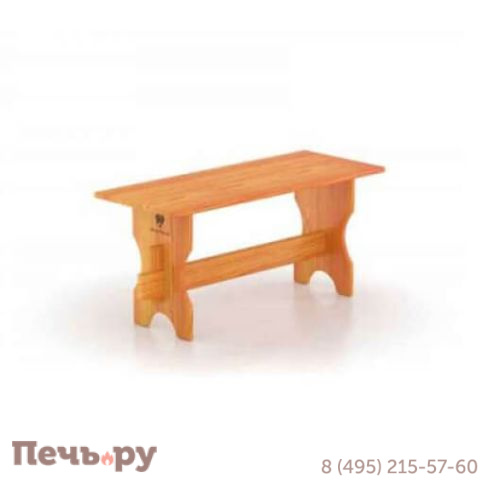 Лавка для бани BentWood 150х40, лиственница фото 2